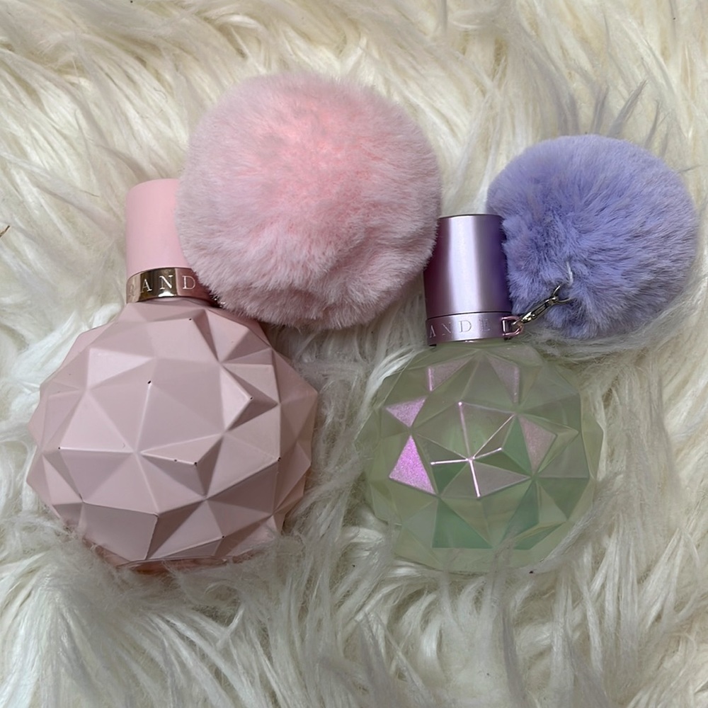 2 for 1 Ariana Grande Perfumes :Sweet like Candy 1.7oz and Moonlight 1oz-used 2x